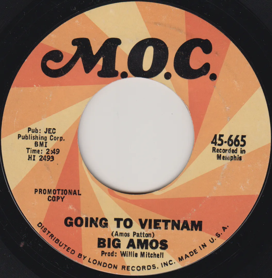 Going to Vietnam – Big Amos (A-side label)