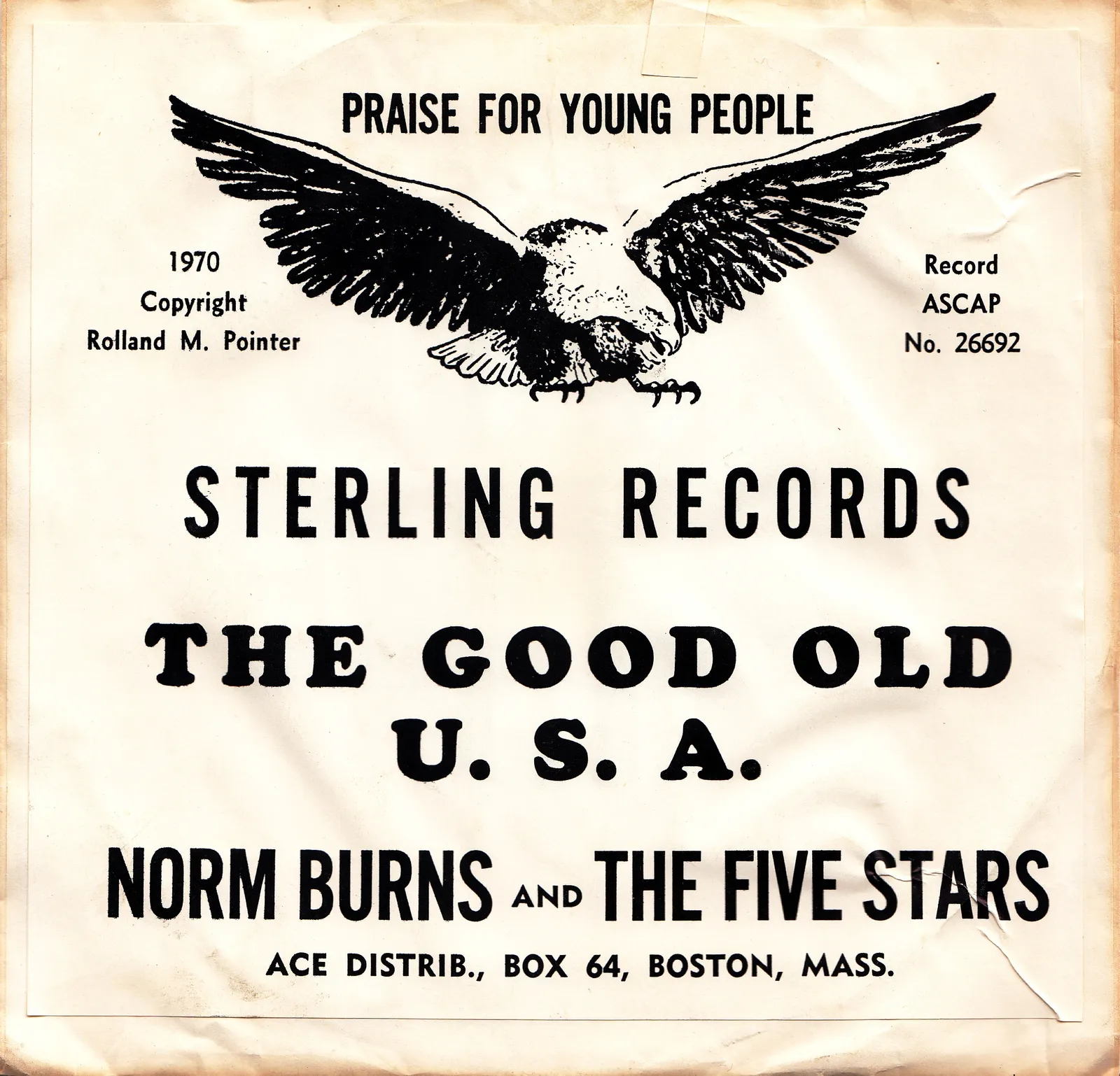 Good Old U.S.A. – Norm Burns & The Five Stars (Picture sleeve)