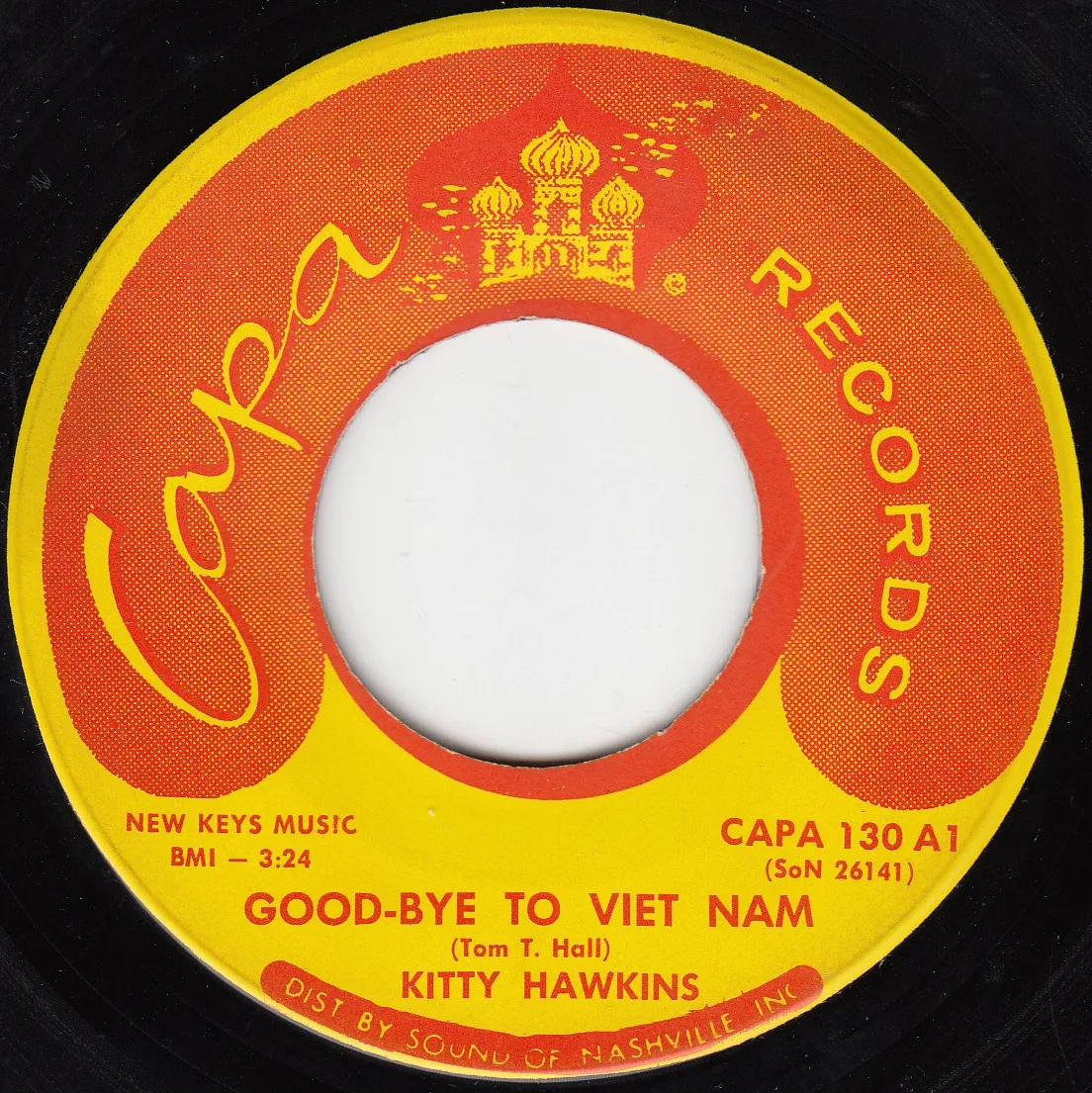Good-Bye to Viet Nam – Kitty Hawkins (A-side label)
