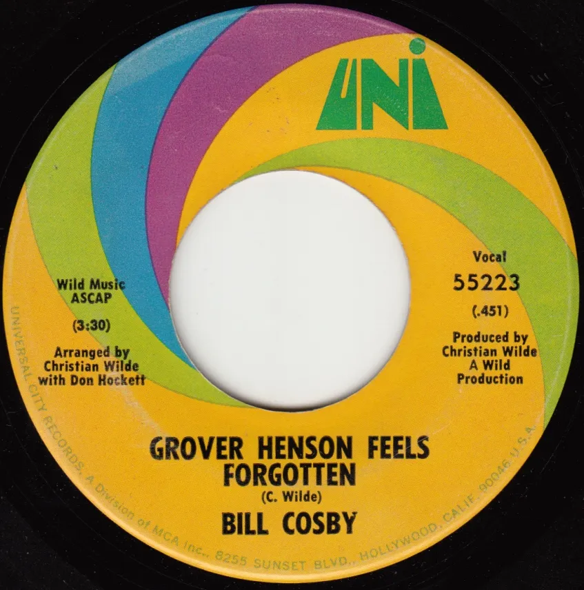 Grover Henson Feels Forgotten – Bill Cosby (A-side label)