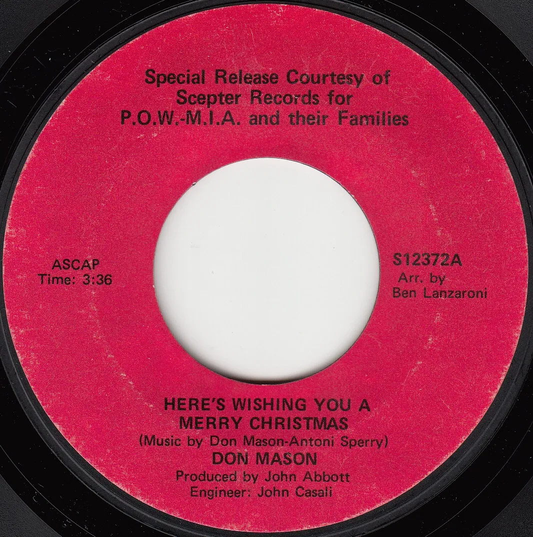 Here's Wishing You a Merry Christmas – Don Mason (A-side label)