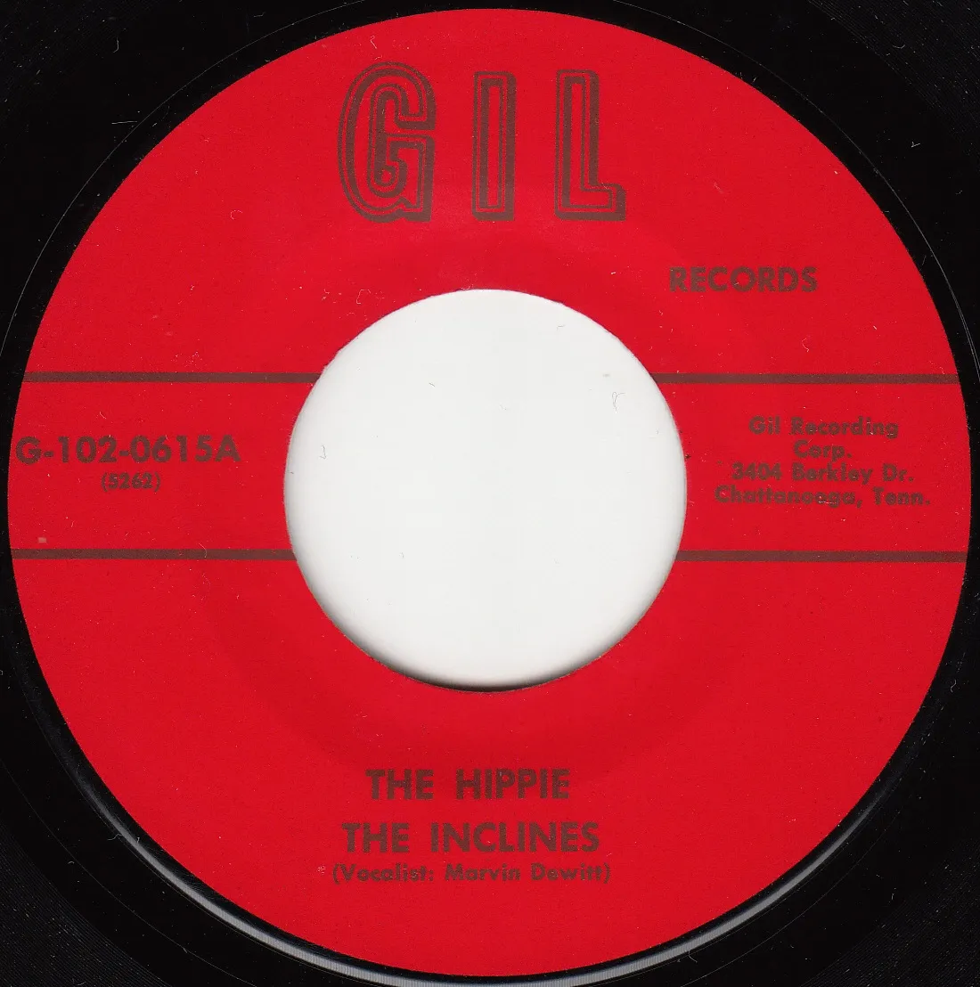 Hippie – The Inclines (A-side label)