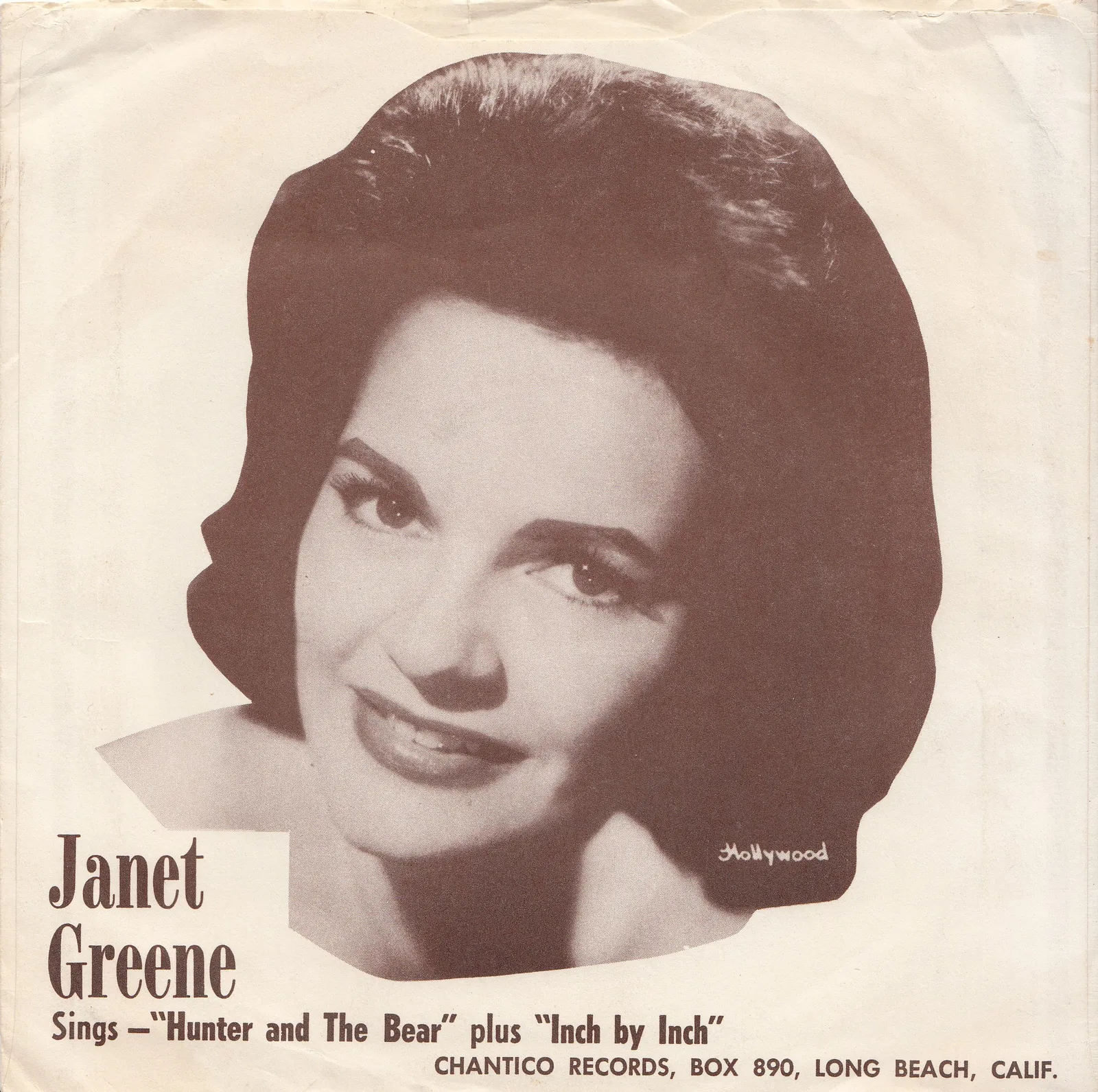 Hunter and the Bear – Janet Greene (Picture sleeve)