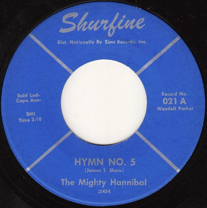 Hymn No. 5 – The Mighty Hannibal (A-side label)