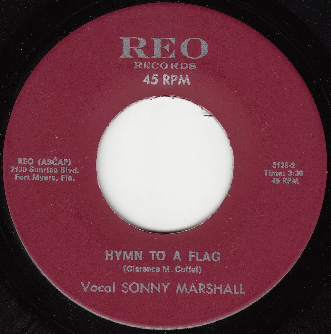 Hymn to a Flag – Sonny Marshall (A-side label)