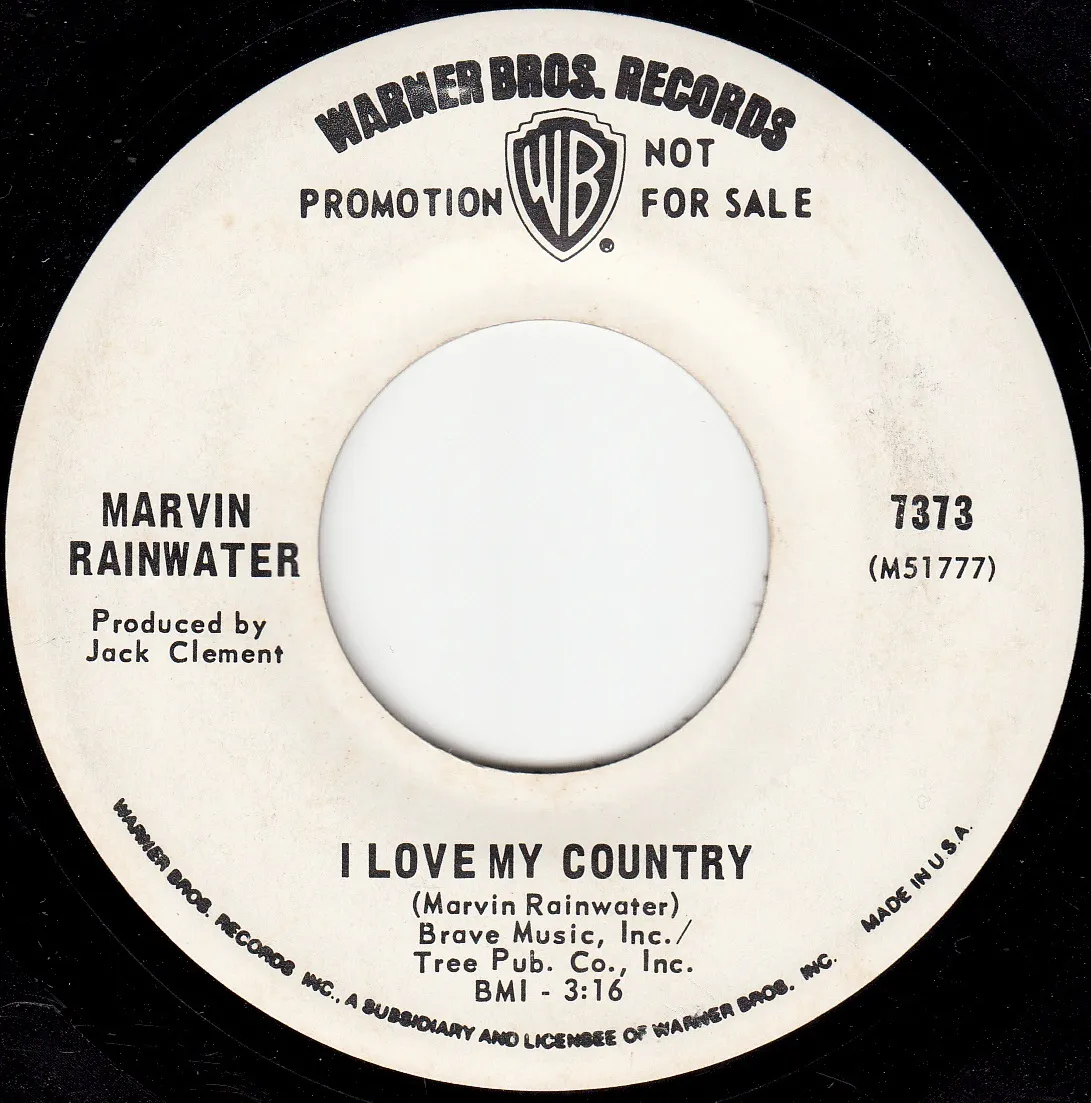 I Love My Country – Marvin Rainwater (A-side label)