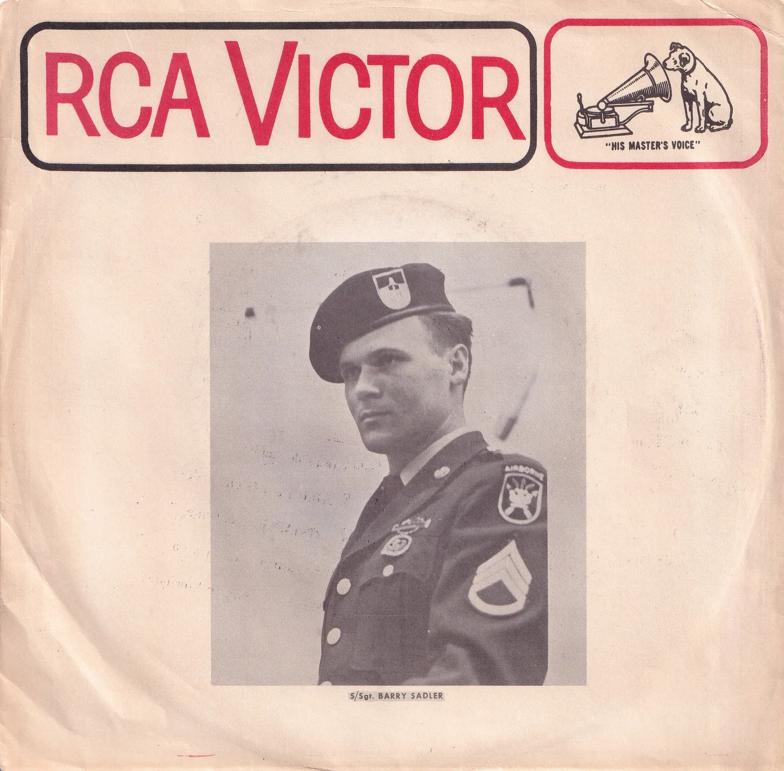 I Won't Be Home This Christmas – Barry Sadler (Picture sleeve (front))