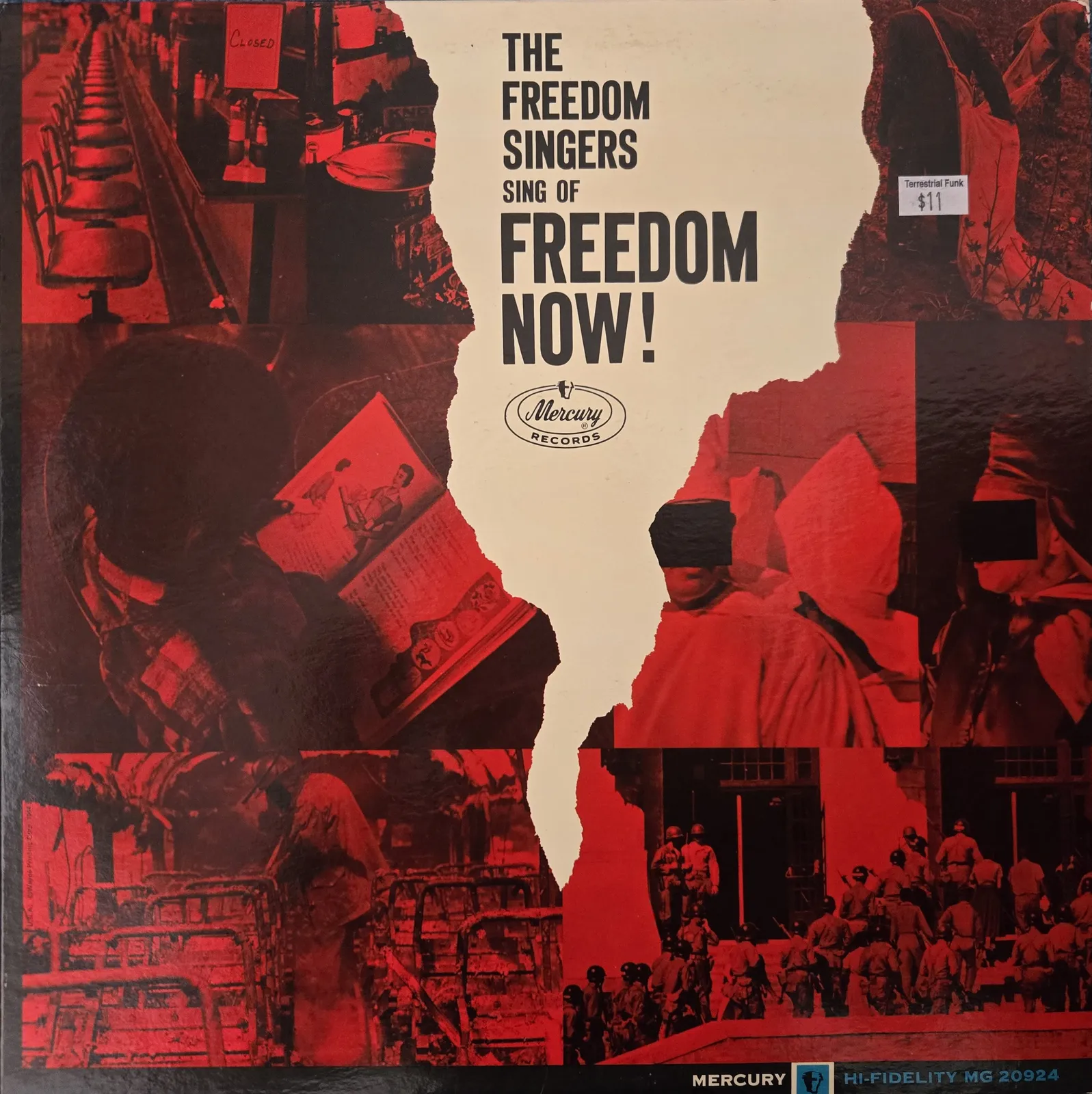 I'm a Demonstratin' G.I. From Fort Bragg – The Freedom Singers (Picture sleeve (front))