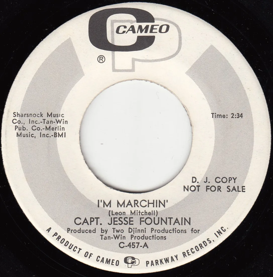 I'm Marchin' – Capt. Jesse Fountain (A-side label)