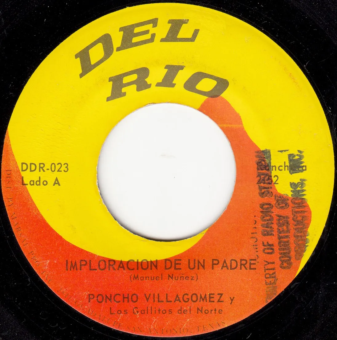 Imploracion de un padre – Poncho Villagomez (A-side label)