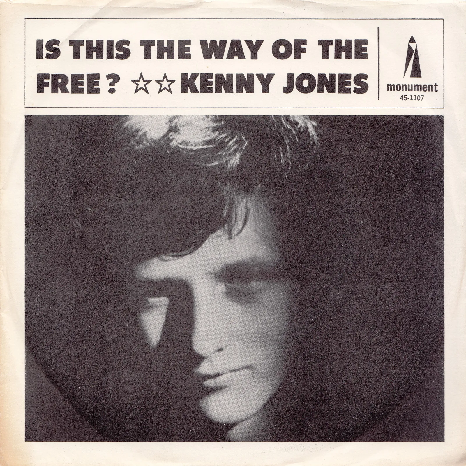 Is This the Way of the Free – Kenny Jones (Picture sleeve (front))