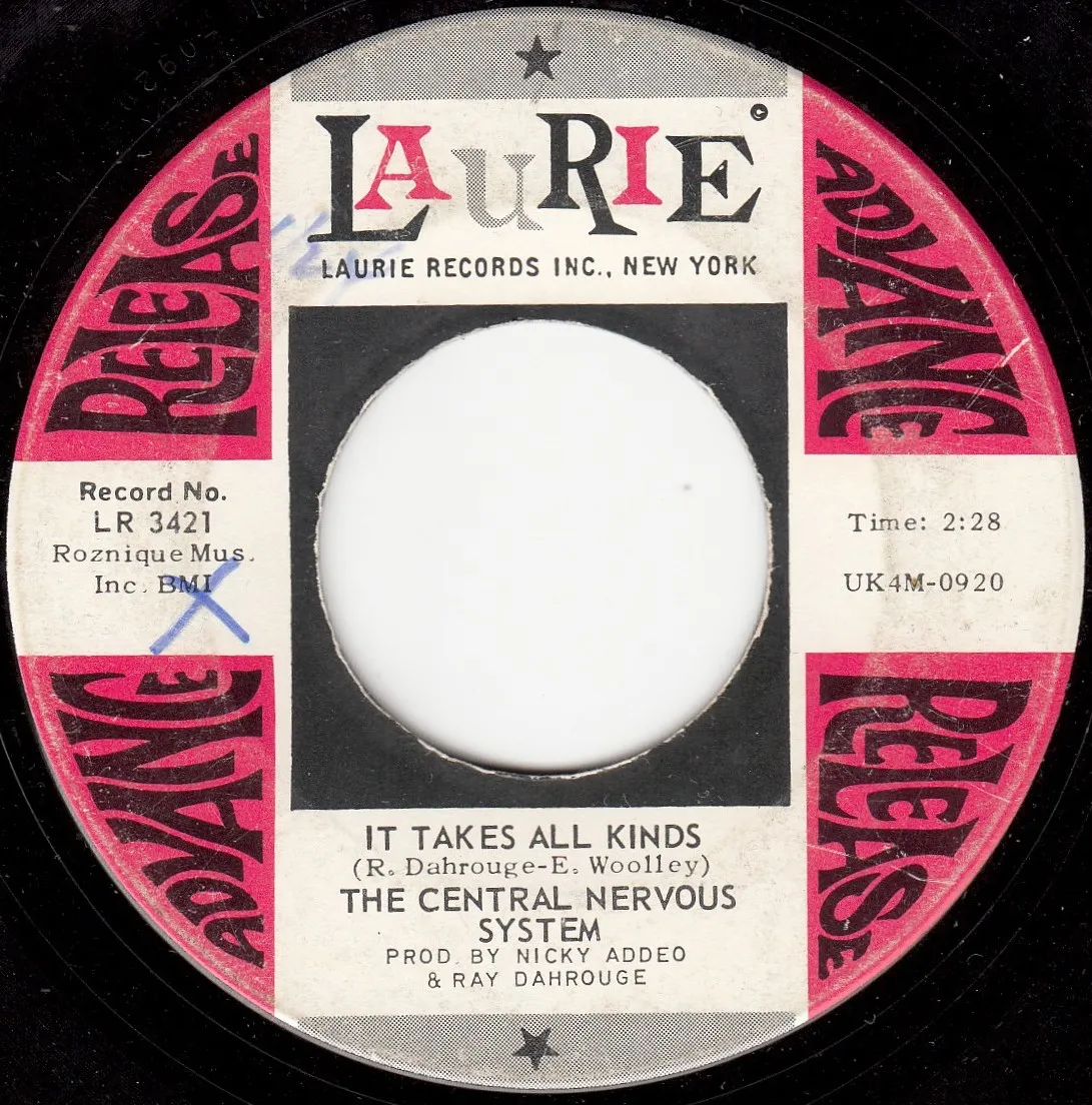 It Takes All Kinds – The Central Nervous System (A-side label)
