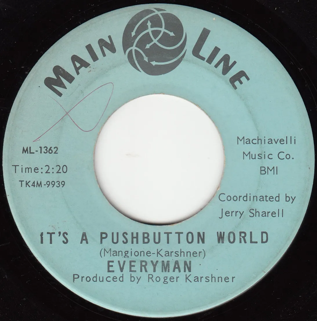 It's a Pushbutton World – Everyman (A-side label)