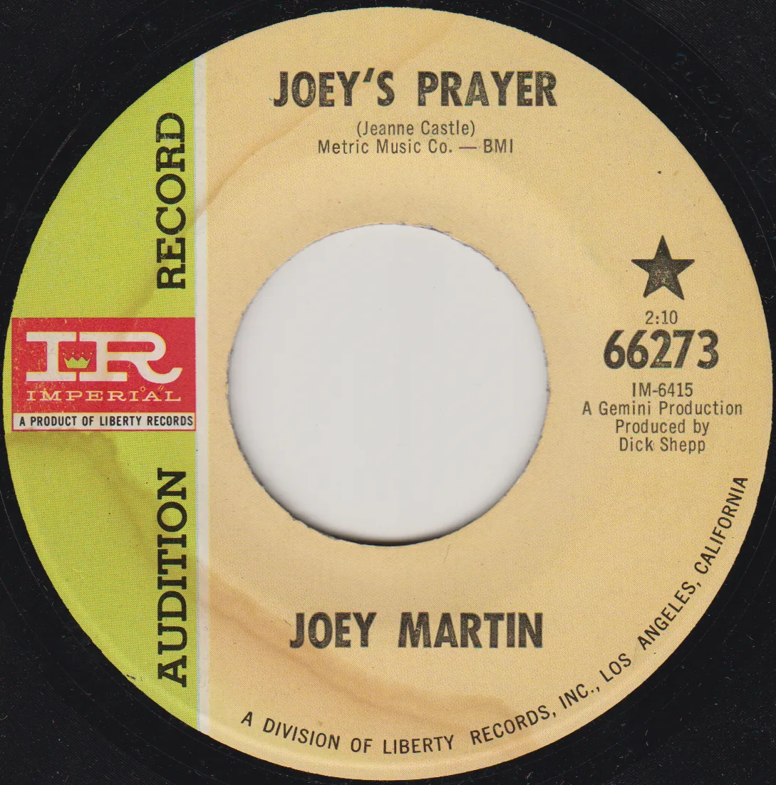 Joey's Prayer – Joey Martin (Label (alternate scan))