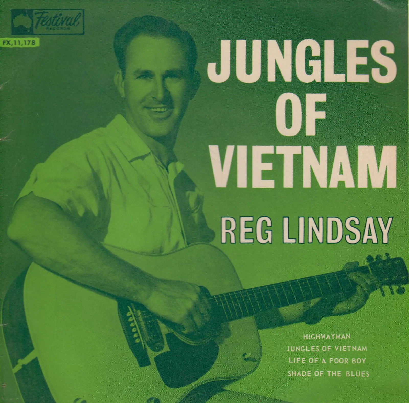 Jungles of Vietnam – Reg Lindsay (Label (alternate scan))