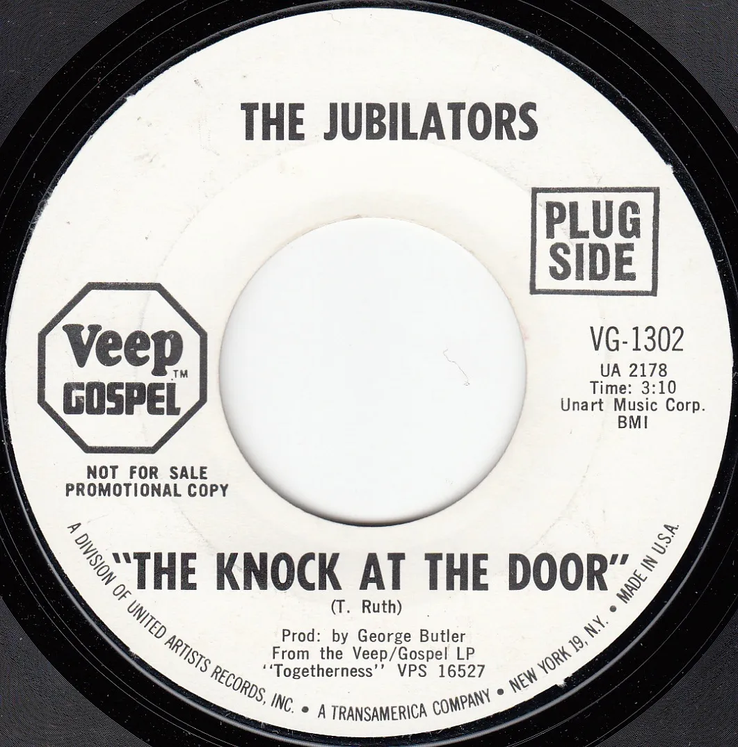 Knock at the Door – The Jubilators (A-side label)