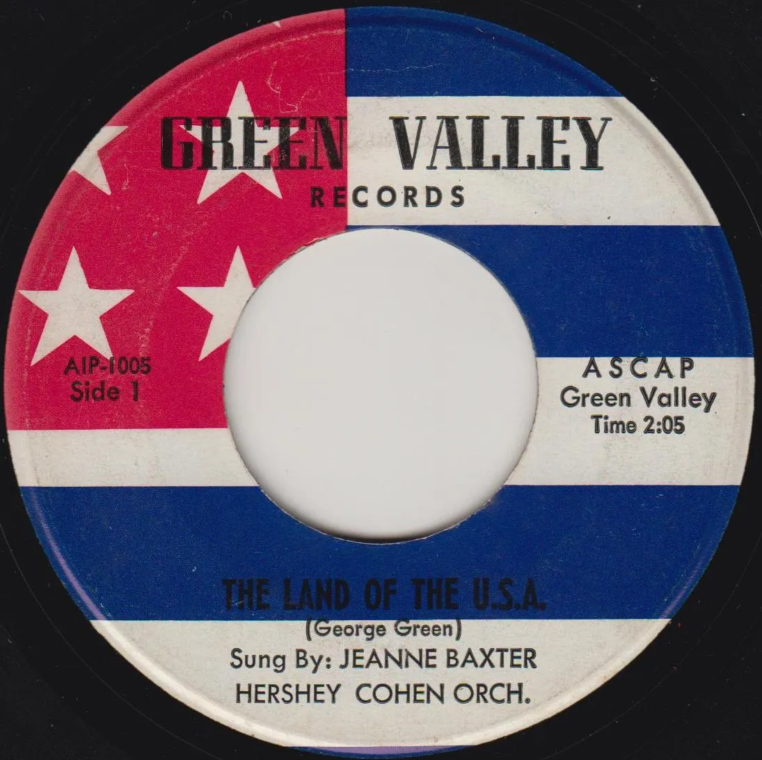 Land of the U.S.A. – Hershey Cohen Orchestra feat. Jeanne Bxter (Label (alternate scan))