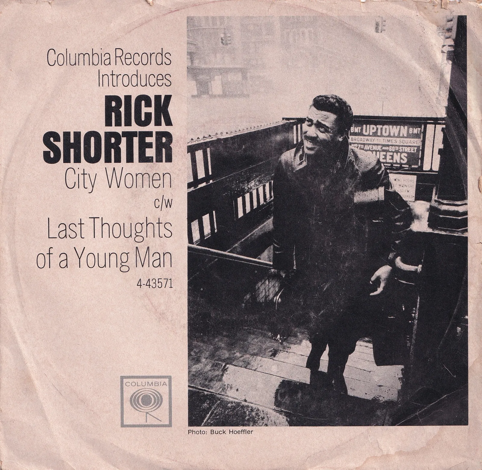 Last Thoughts of a Young Man – Rick Shorter (Picture sleeve (front))