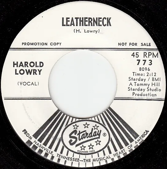 Leatherneck – Harold Lowry (A-side label)
