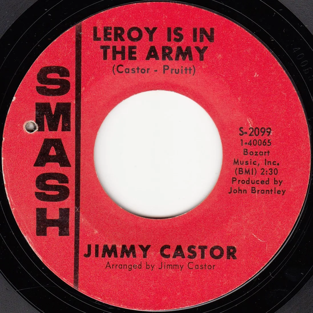 Leroy Is in the Army – Jimmy Castor (A-side label)