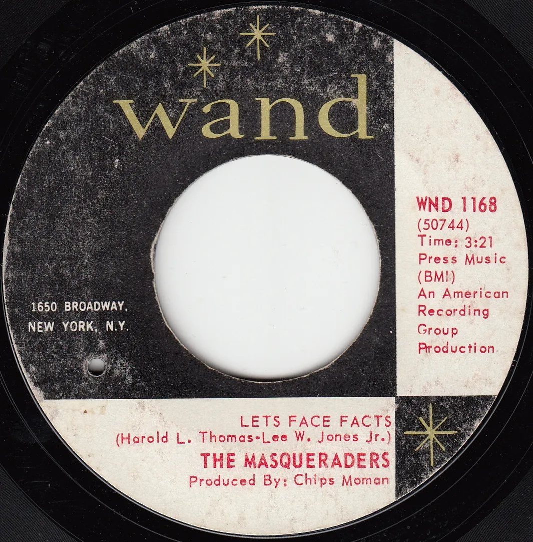 Let's Face Facts – The Masqueraders (A-side label)