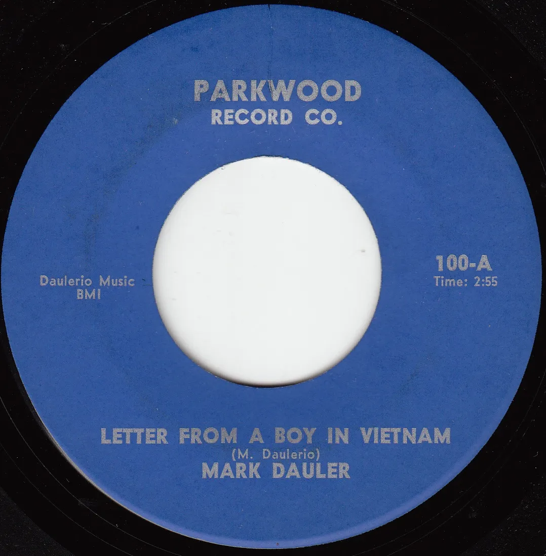 Letter From a Boy in Vietnam – Mark Dauler (A-side label)