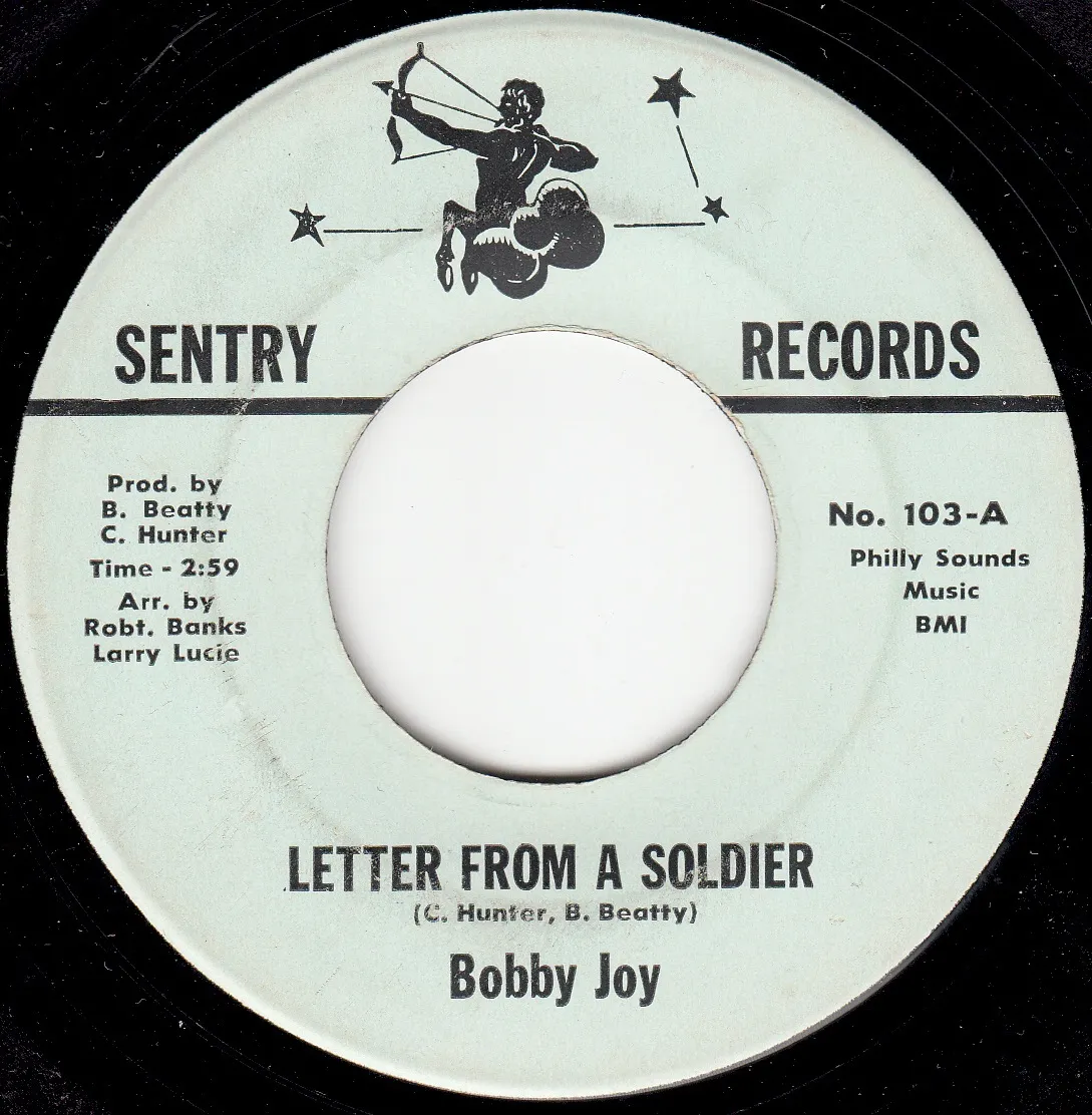 Letter From a Soldier – Bobby Joy (A-side label)