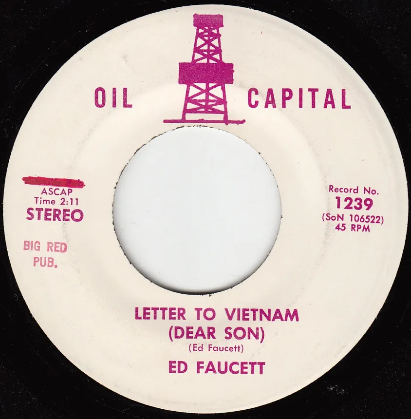 Letter to Vietnam (Dear Son) – Ed Faucett (A-side label)