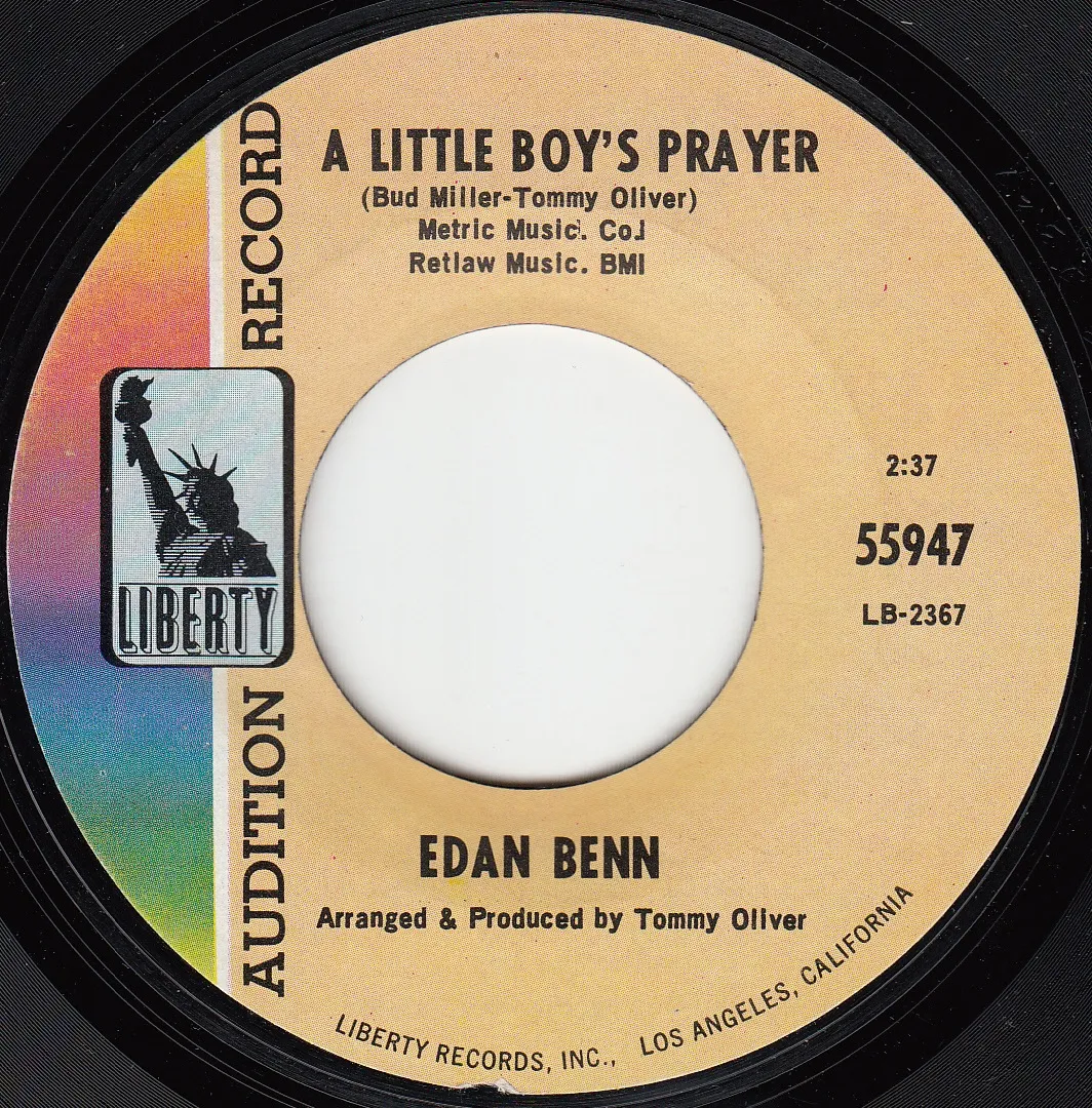 Little Boy's Prayer – Edan Benn (A-side label)