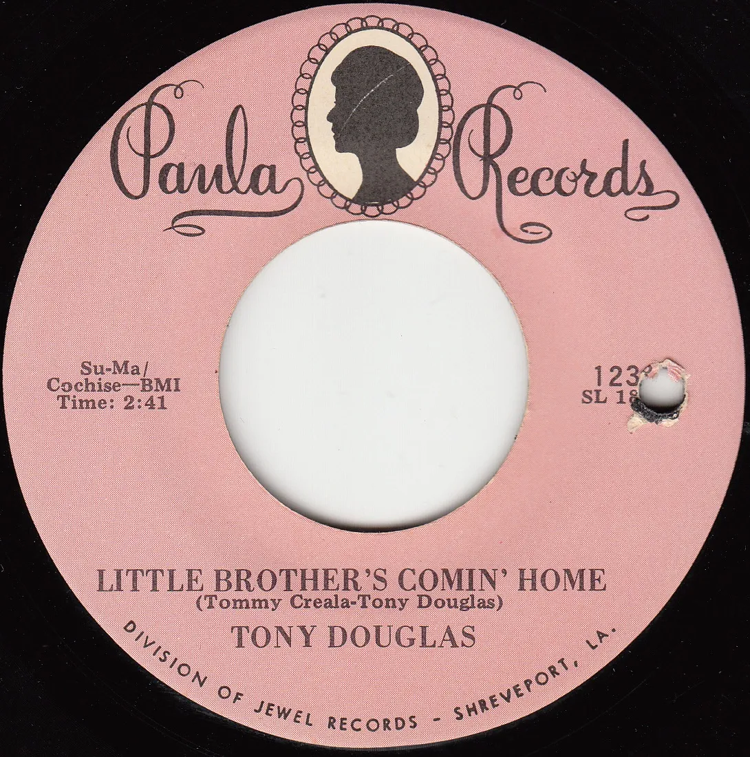 Little Brother's Comin' Home – Tony Douglas (A-side label)