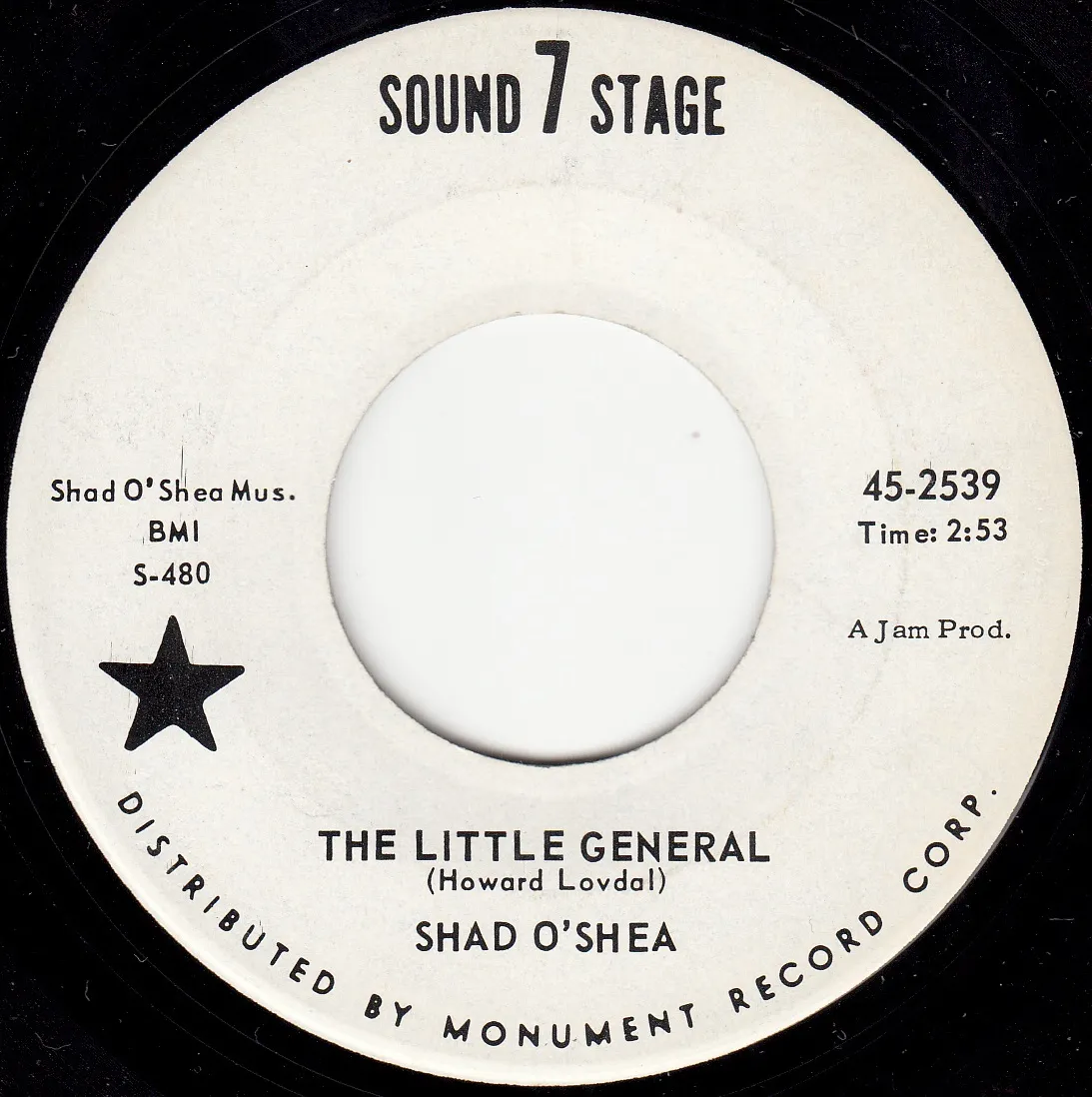 Little General – Shad O'Shea (A-side label)