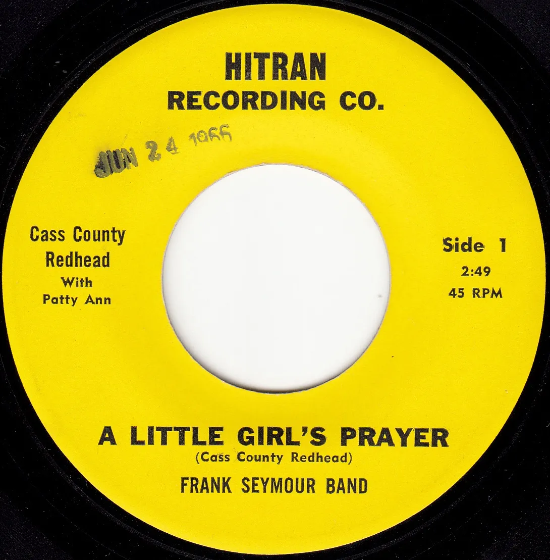 Little Girl's Prayer – Frank Seymour Band & Patty Ann (A-side label)