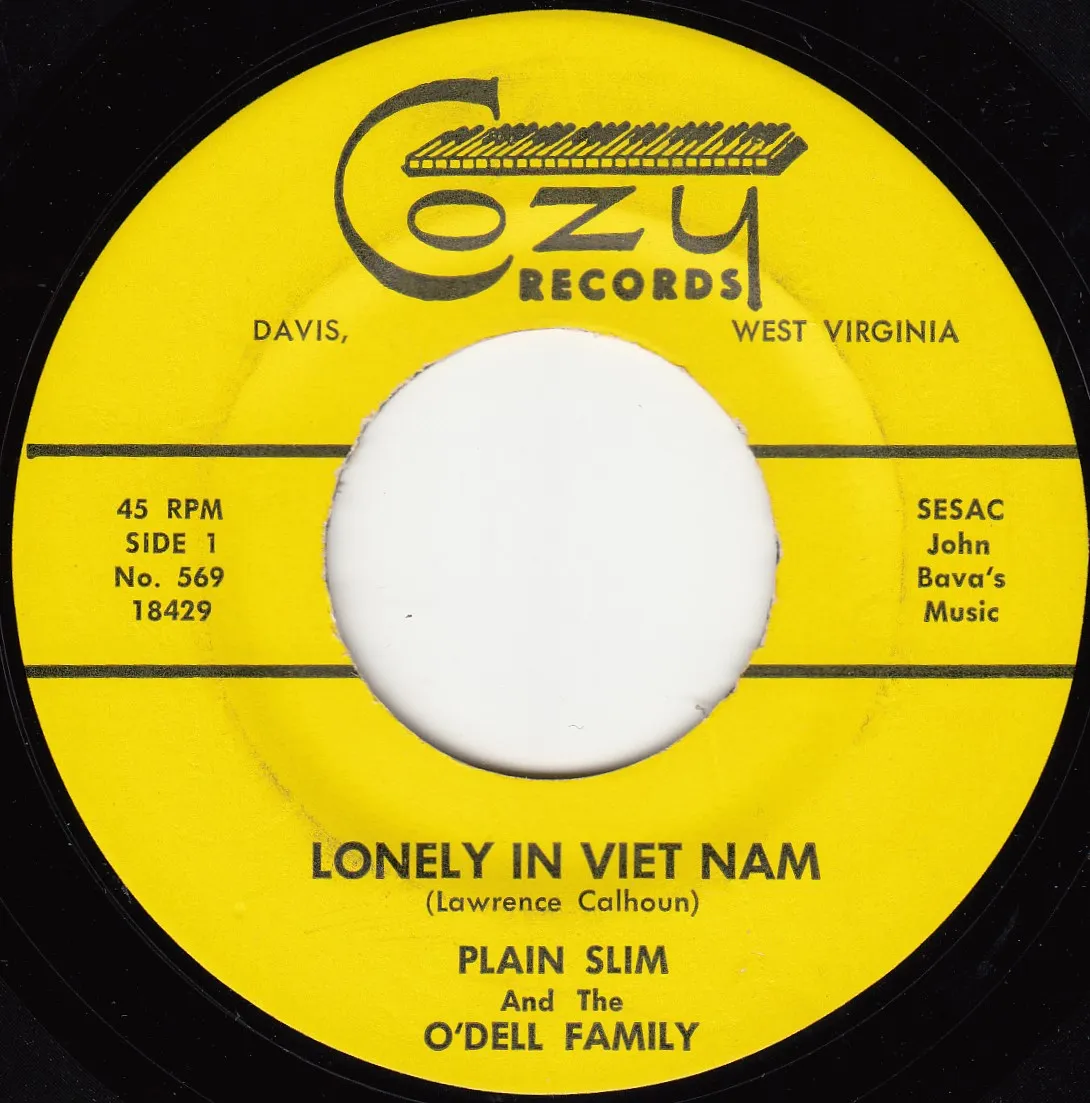 Lonely in Viet Nam – Plain Slim and the O'Dell Family (A-side label)