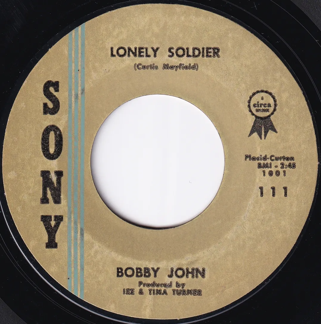 Lonely Soldier – Bobby John (A-side label)