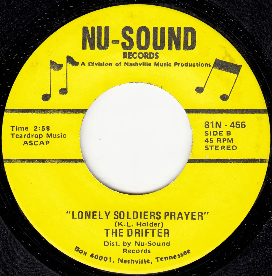 Lonely Soldiers Prayer – The Drifter (A-side label)