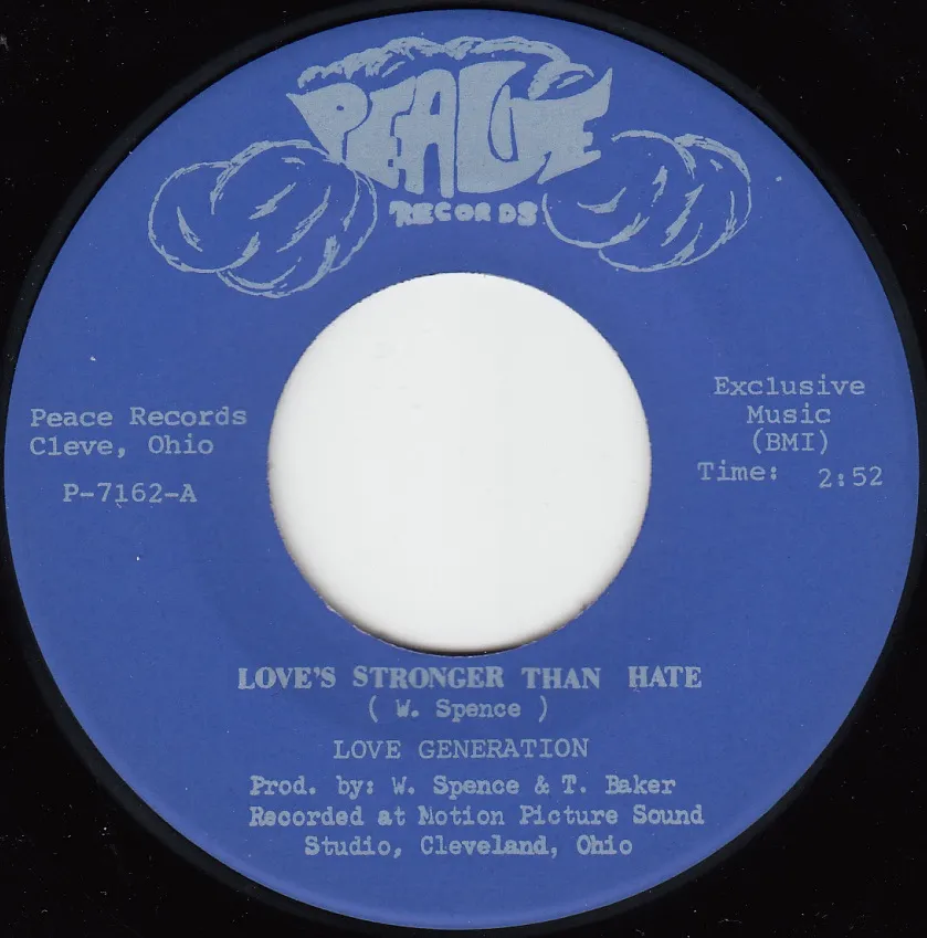 Love's Stronger Than Hate – Love Generation (A-side label)