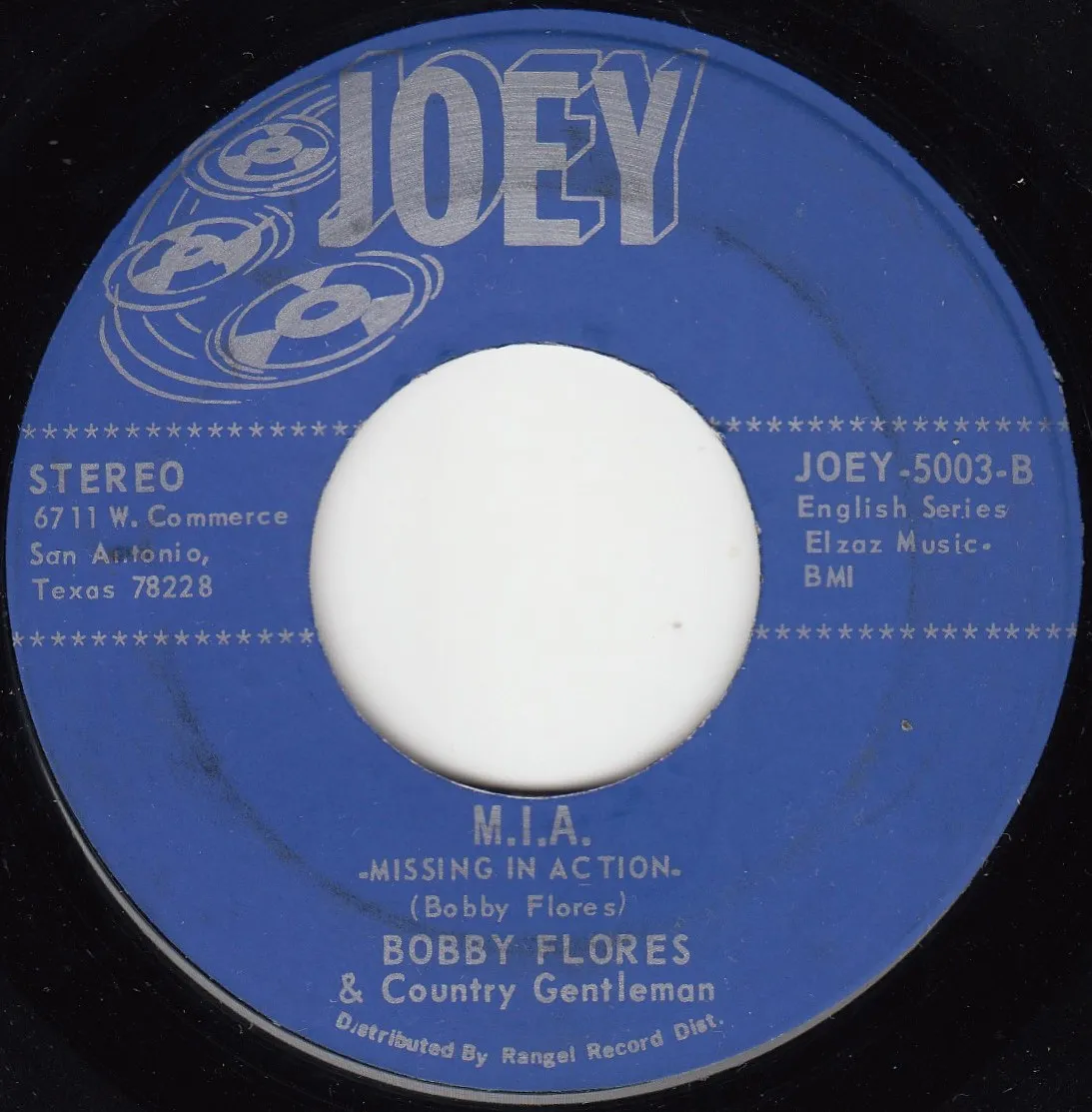 M.I.A. (Missing in Action) – Bobby Flores (A-side label)