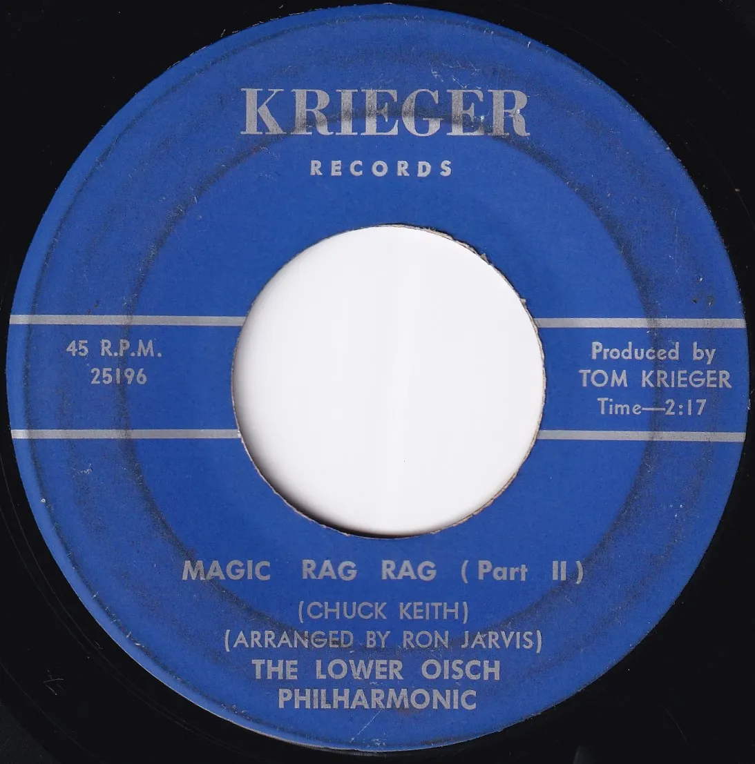 Magic Rag Rag (Part II) – The Lower Oisch Philharmonic (A-side label)