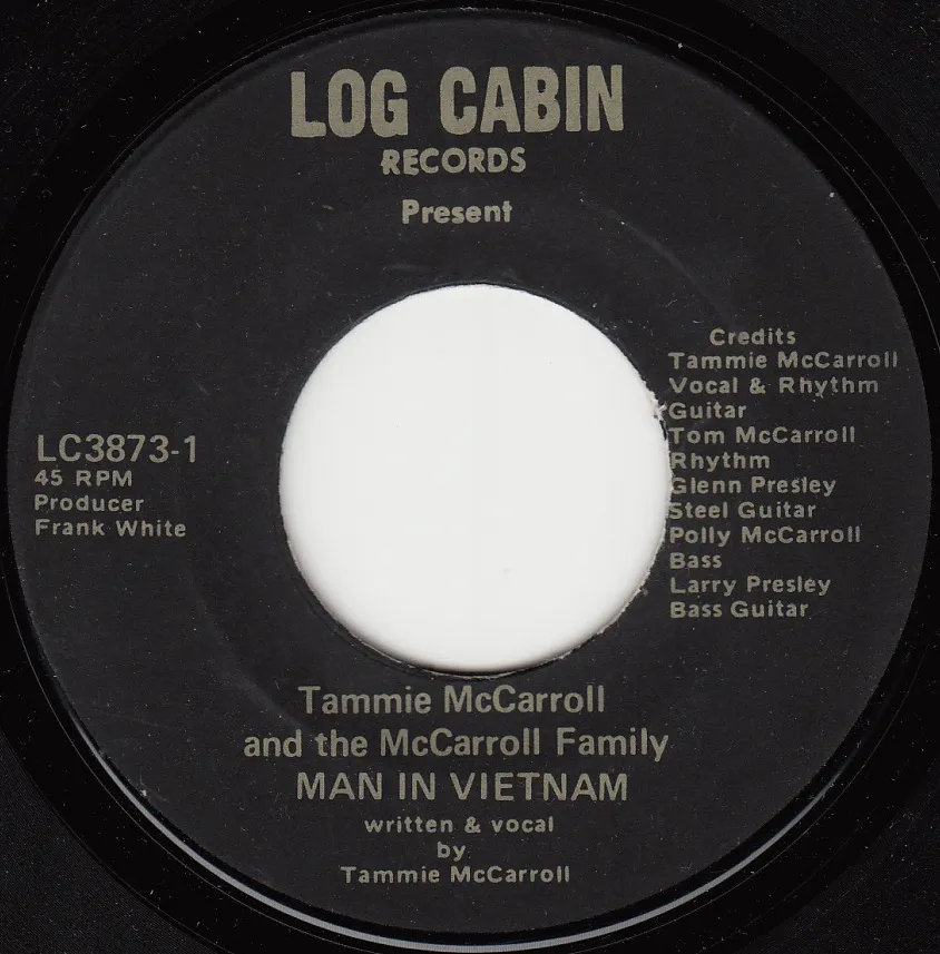 Man in Vietnam – Tammie McCarroll (A-side label)