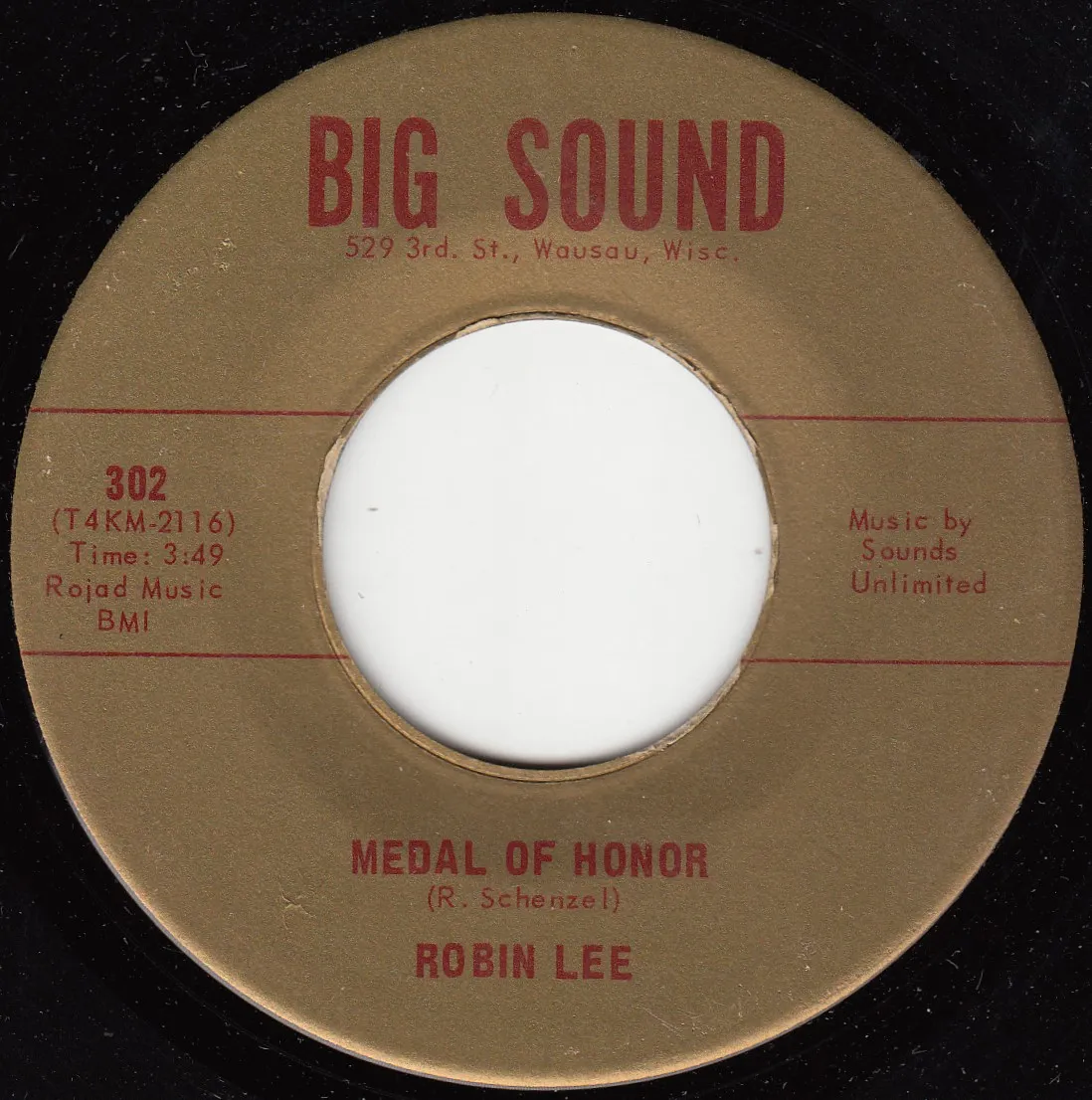 Medal of Honor – Robin Lee (A-side label)