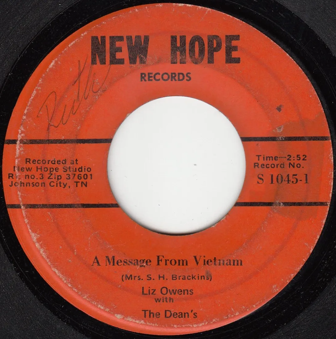 Message From Vietnam – Liz Owens (A-side label)