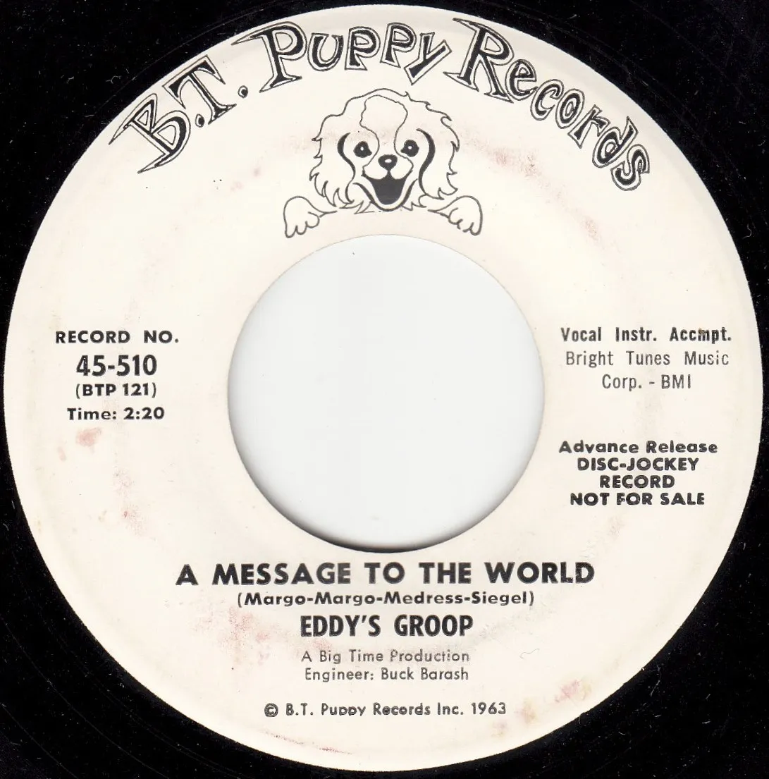 Message to the World – Eddy's Groop (A-side label)