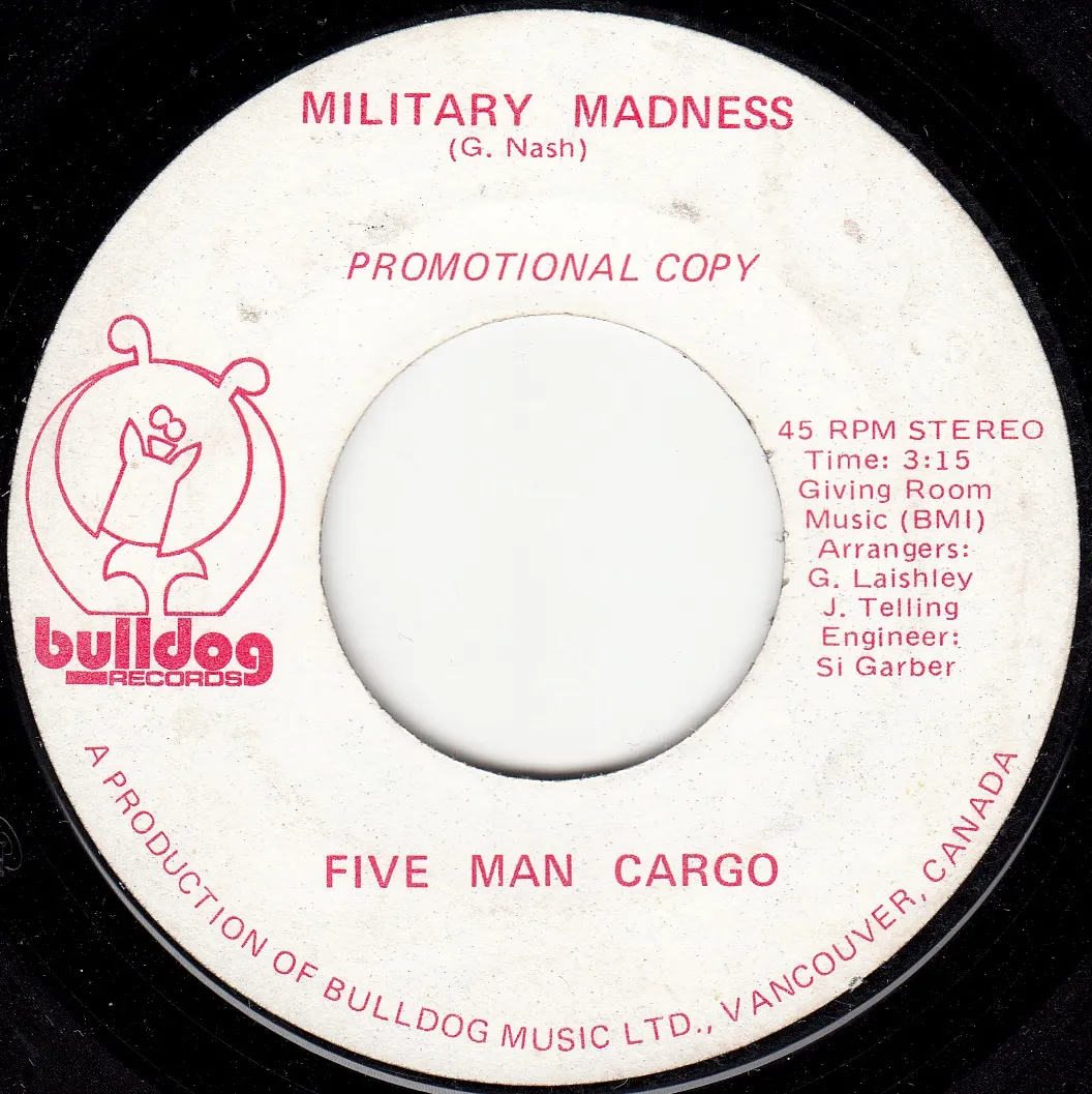 Military Madness – Five Man Cargo (A-side label)