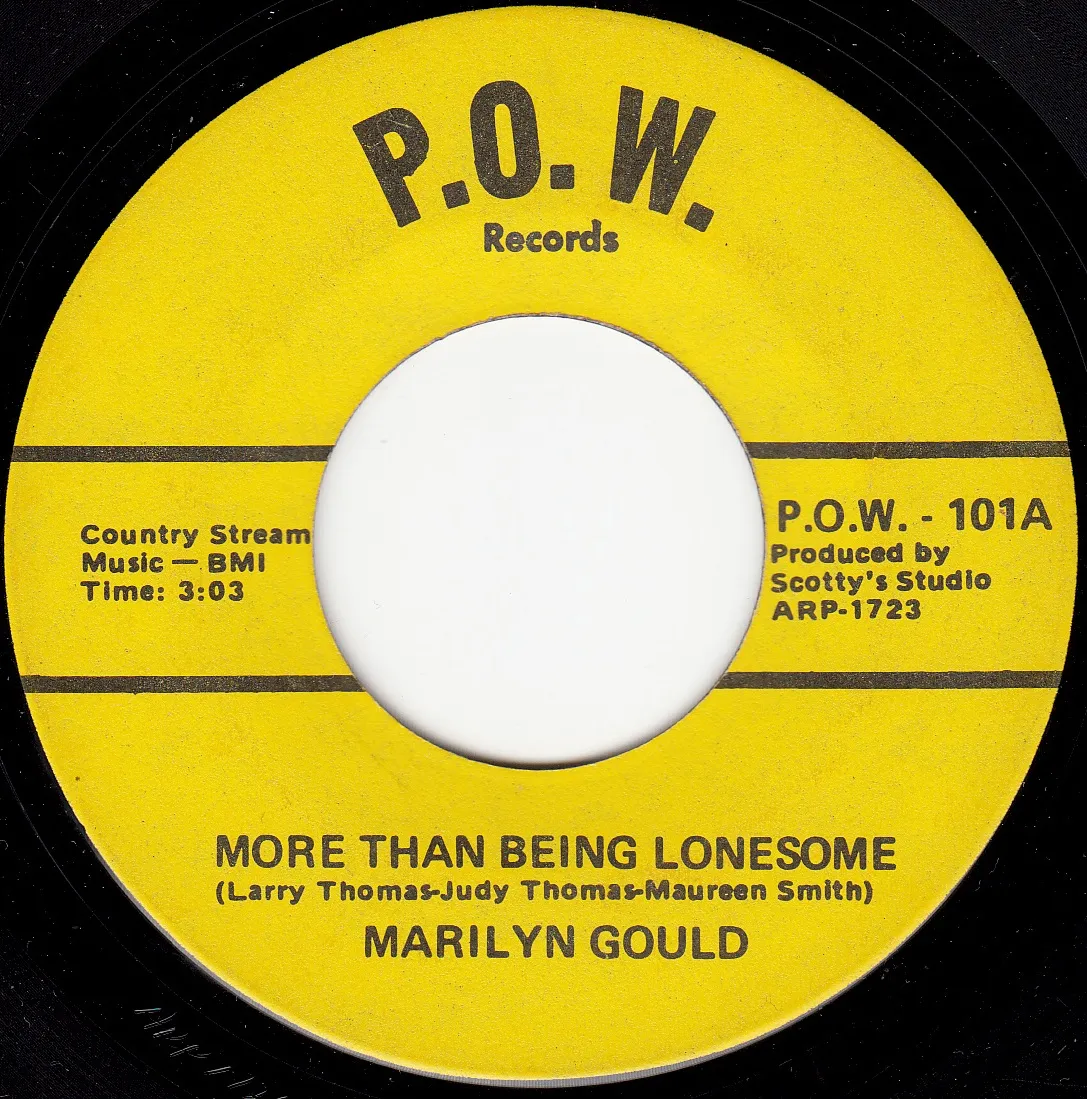 More Than Being Lonesome – Marilyn Gould (A-side label)