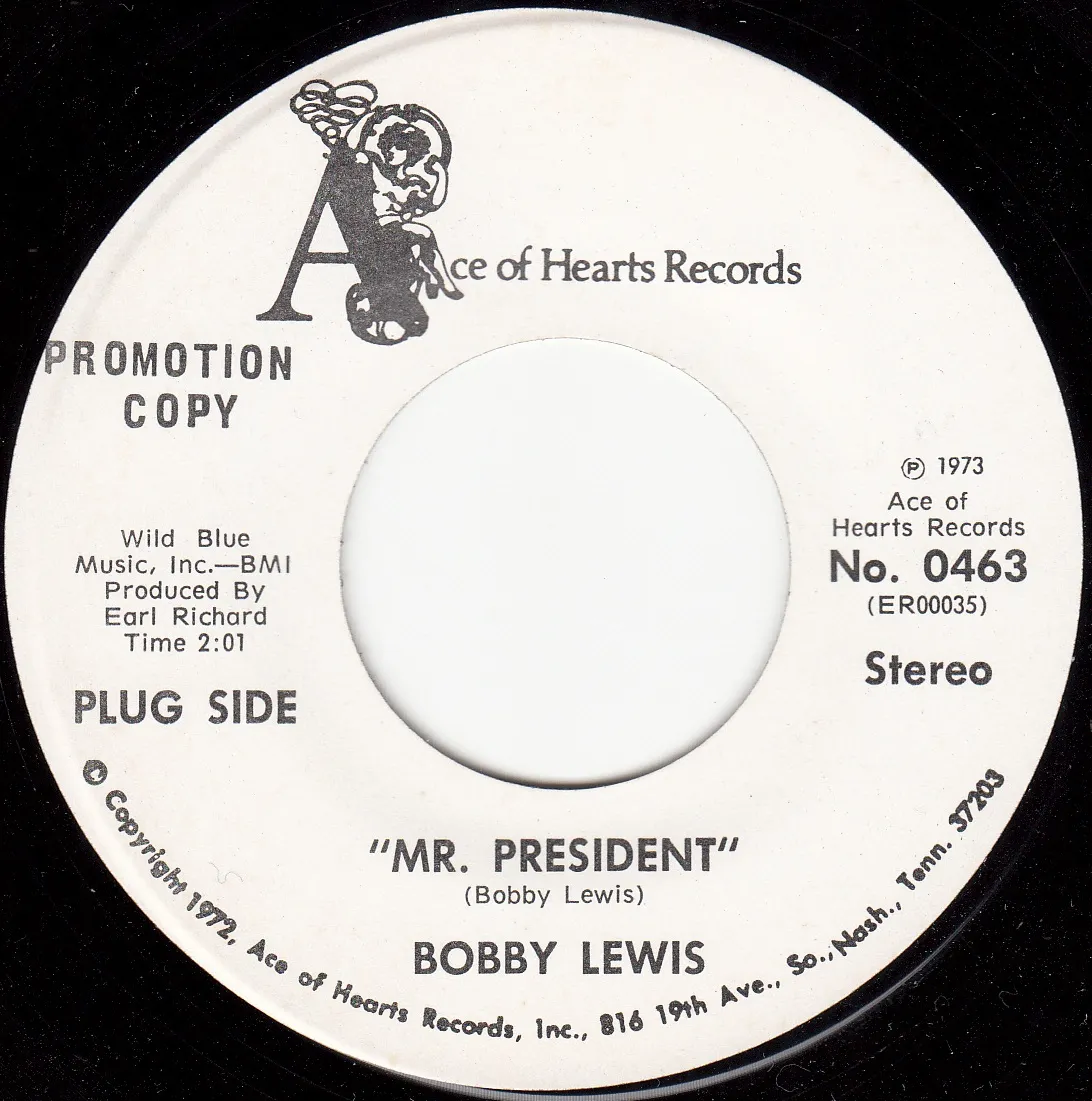 Mr. President – Bobby Lewis (A-side label)