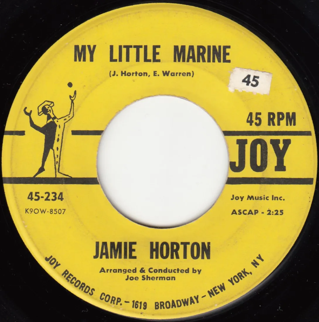 My Little Marine – Jamie Horton (A-side label)