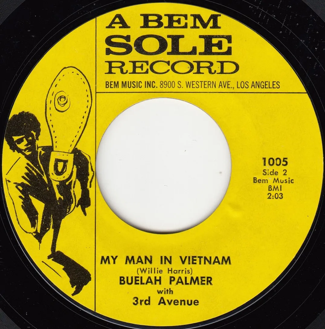 My Man in Vietnam – Buelah Palmer (A-side label)