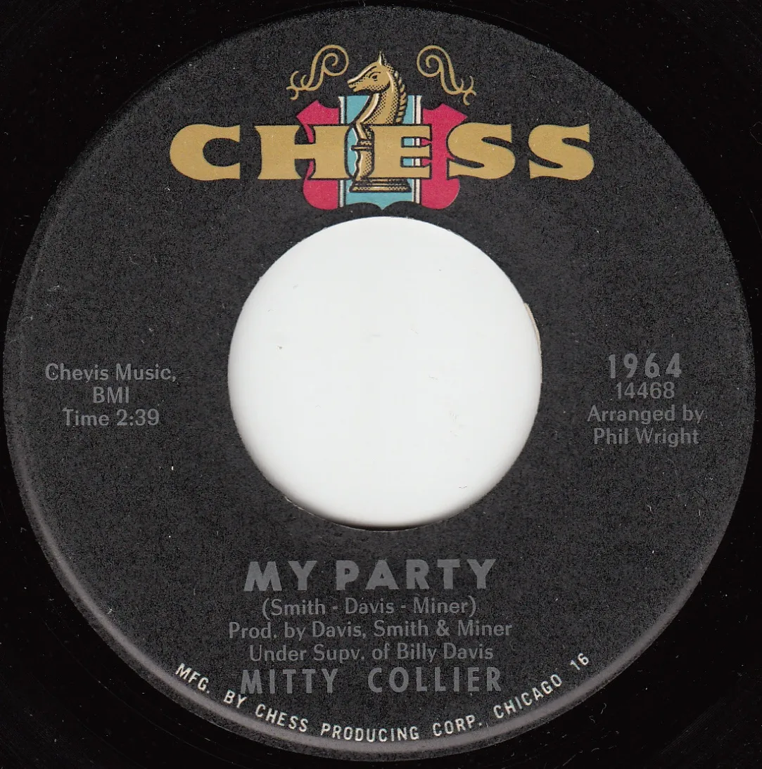 My Party – Mitty Collier (A-side label)