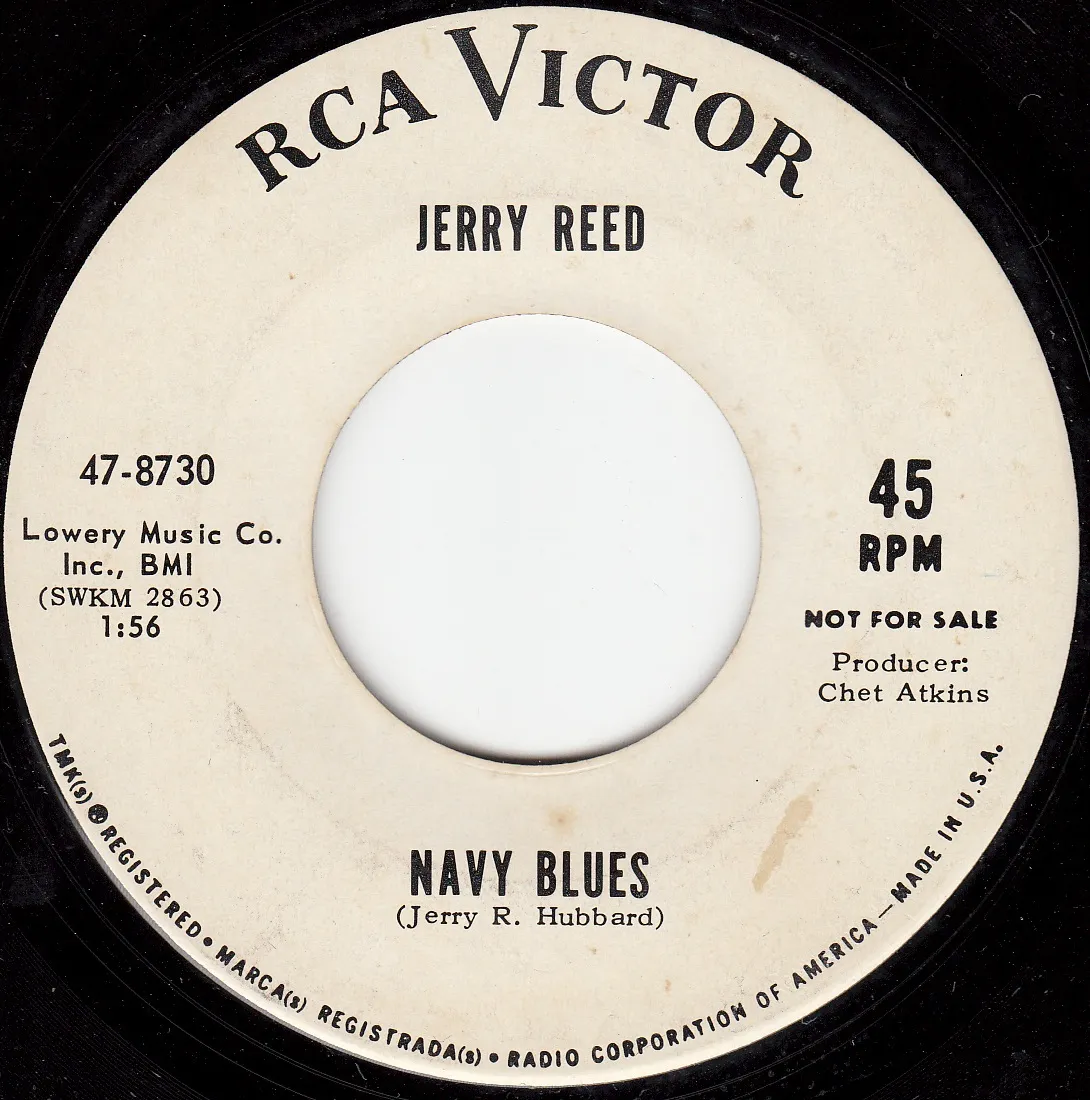 Navy Blues – Jerry Reed (A-side label)