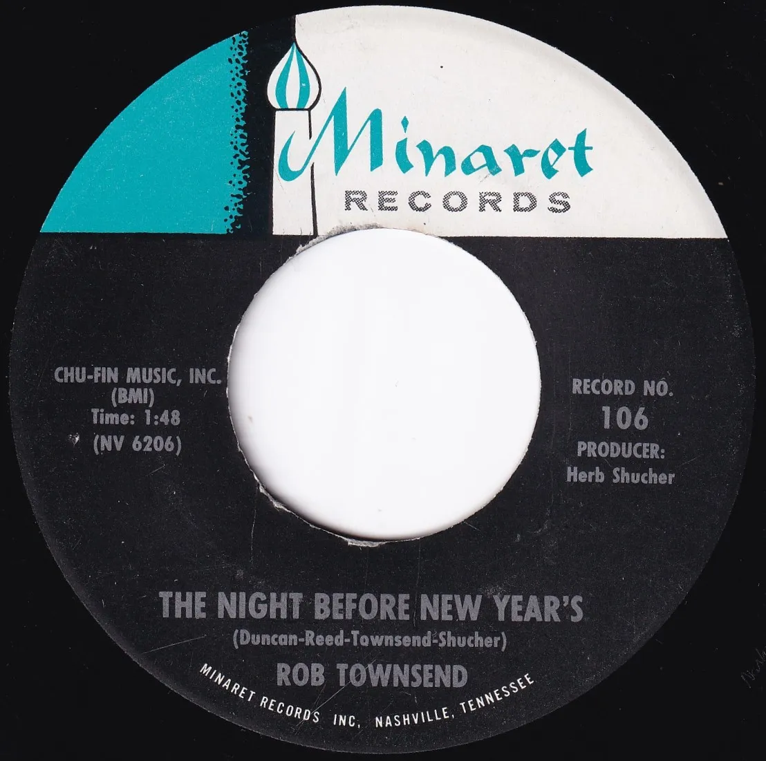 Night Before New Year's – Rob Townsend (A-side label)